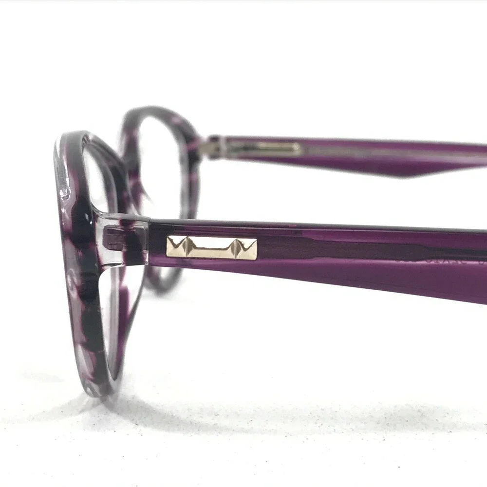 Truth & Love T & L 04 COL 80 Eyeglasses Frames Purple Horn Oval 52-16-135